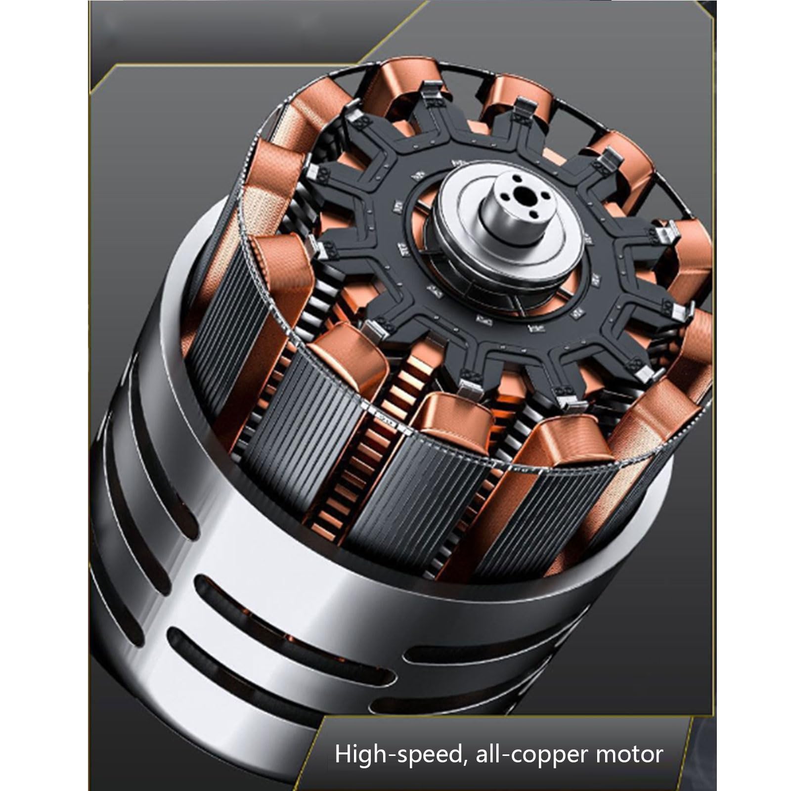 Potente soplador inalámbrico de 1050 W con fuerza de 700 g para una eliminación eficiente de nieve y exteriores