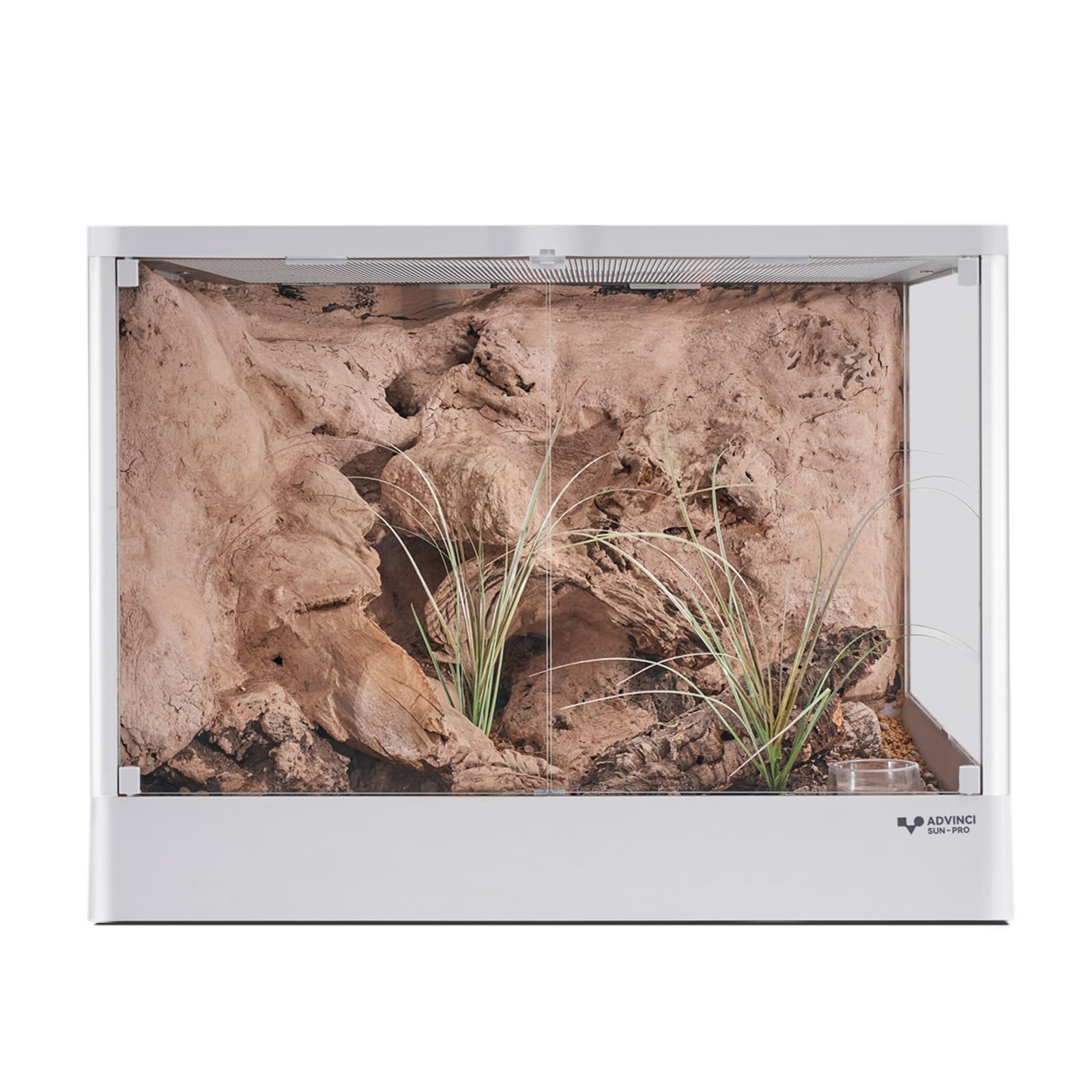 Amazon | ADVINCI 爬虫類飼育ケージ 60×45×45cm 122L 強化ガラス完全