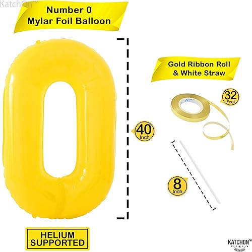 Miniatura 1390 de KatchOn, Globo dorado gigante del número 8 de 40 pulgadas, globo dorado del número 8 para decoraciones de cumpleaños de 8 años para niñas