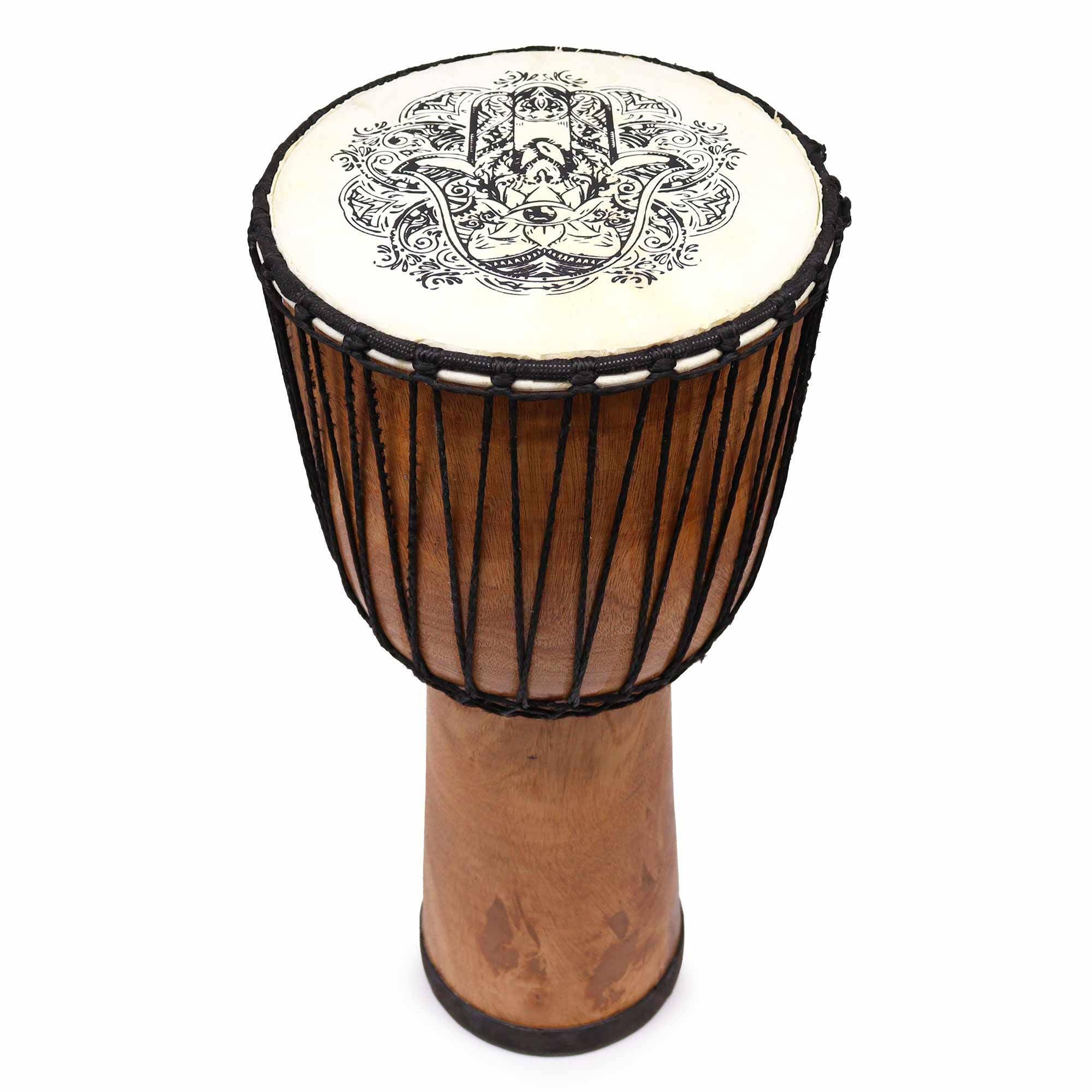 Ancient Wisdom Djembe tamburo fatto a mano - 50 cm