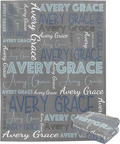 Miniatura 10 de DrTOUGH Manta personalizada con nombre para niños manta personalizada con nombre Navidad cumpleaños día de San Valentín