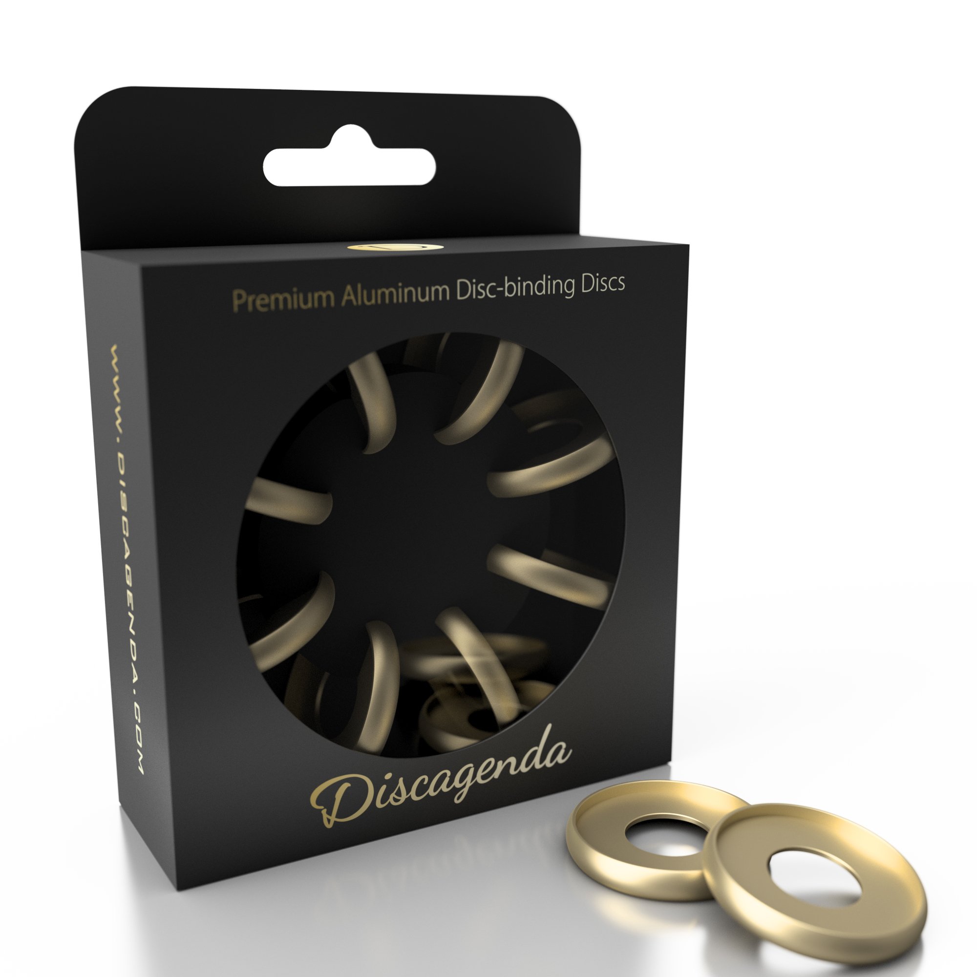Discagenda Discbound Discs (Gold, 8 Piece 1.3in)