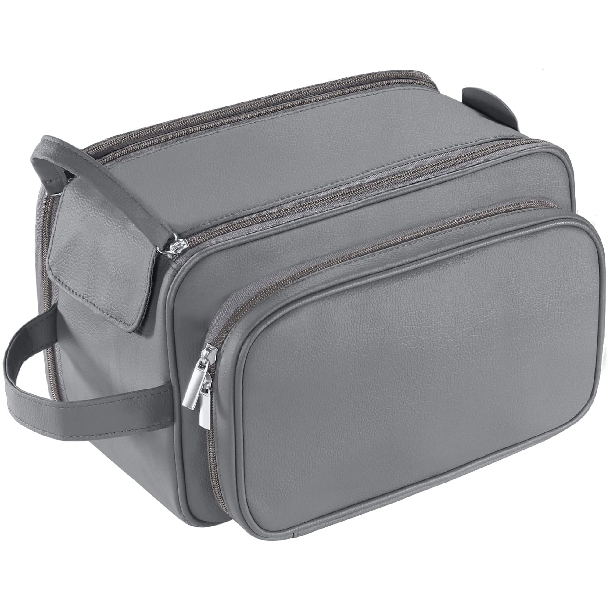 Large PU Leather Travel Toiletry Organizer for Men