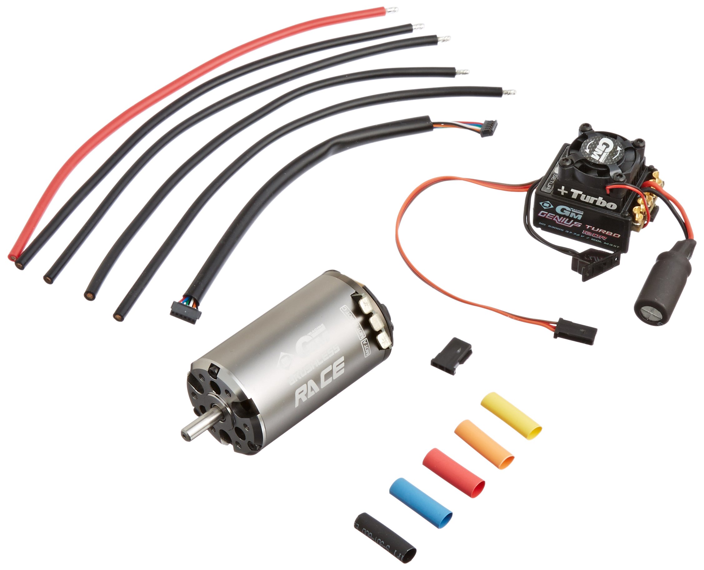 Graupner GM-Genius Turbo 120R/GM Race SC55 6.5 T Sensored Brushless Motor and ESC Combo