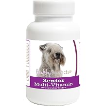 Healthy Breeds Soft Coated Wheaten Terrier Senior Dog Multivitamin Tablets 60 Count