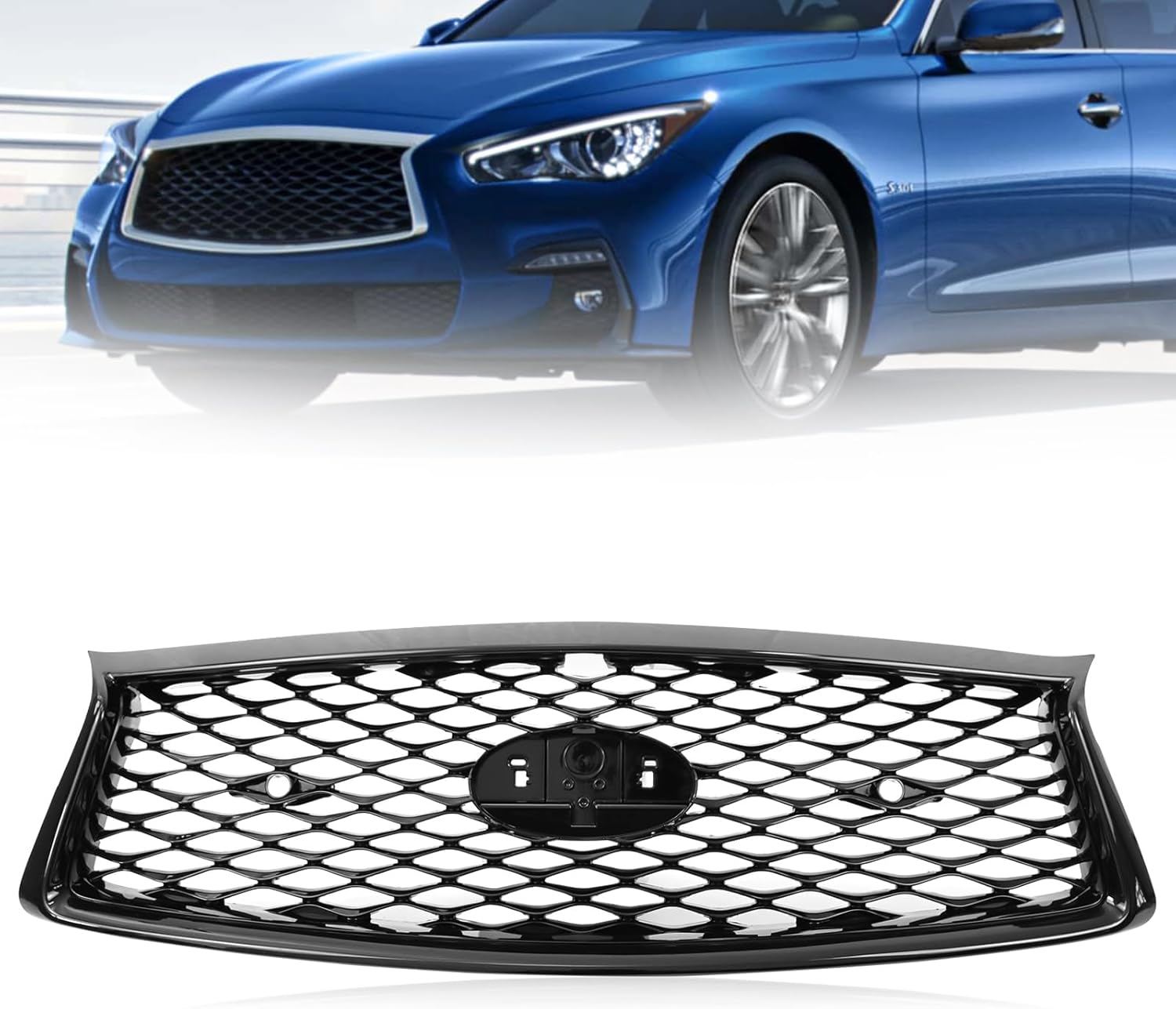 Car Front Grill Grille Automotive Bumper Replacement Grille