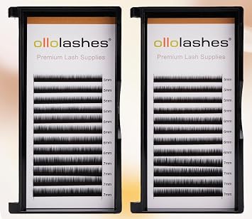 تمديد الرموش السفلية B + J Curl Mix5-7mm 0.07 سمك أسود اللون Super Matte Bottom Lash Extensions ، لوازم احترافية لتقنيات الرموش