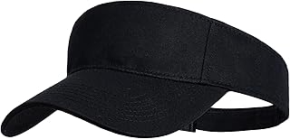 Sport Sun Visor Hats for Women Men, Adjustable Cotton Ball Caps Sun Caps for Golf, Running, and Outdoor Activities