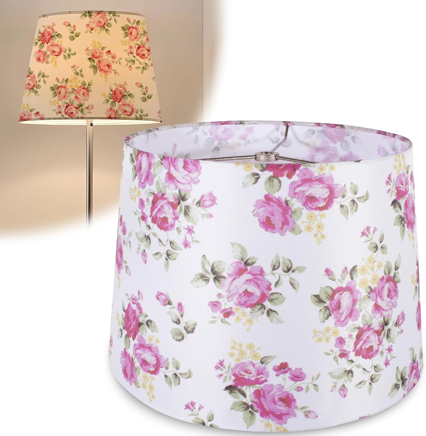 Cwiku Medium Lamp shade,Flower Lamp Shades for Table Lamps and Floor
