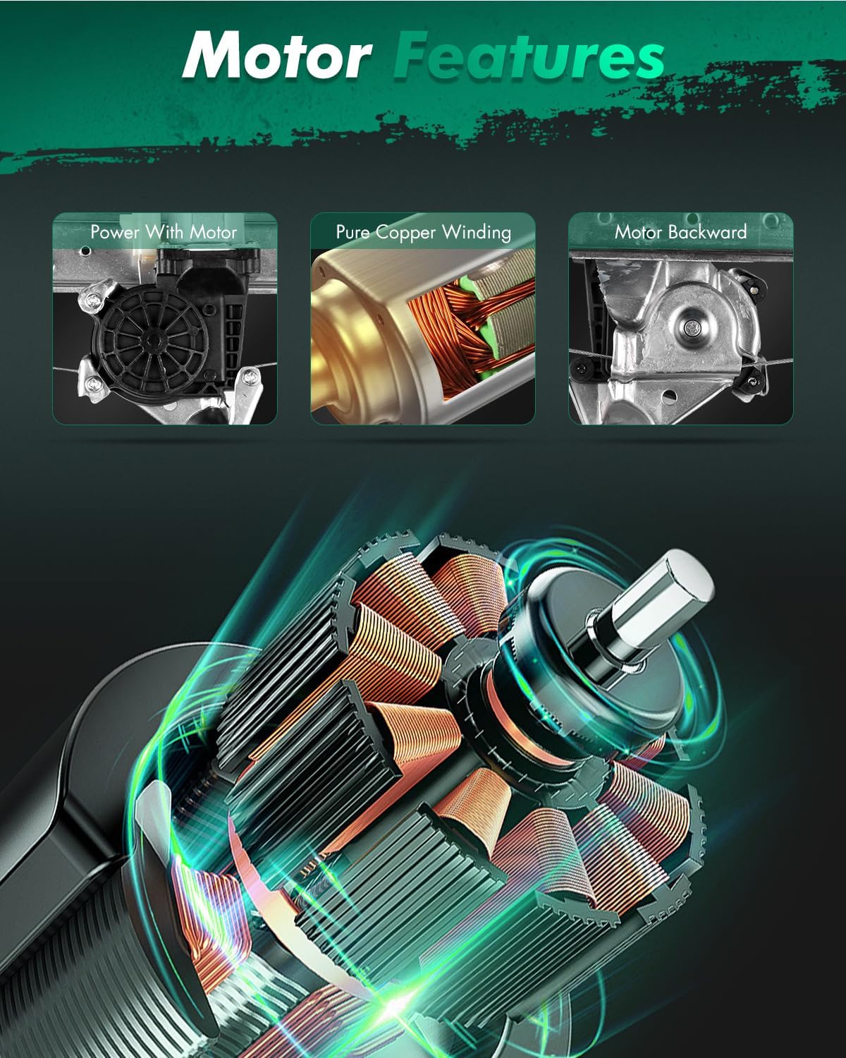 748-002 1637300146 1638200142 1637300946 Rear Driver Side Window Regulator W/Motor Compatible for Mercedes-Benz ML320 1998-2002