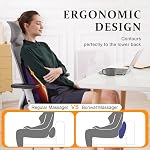 Shiatsu Neck and Back Massager with Heat, Neck and Shoulder Massagers, Deep Tissue Kneading Massage Pillow for Lower Back, Shoulder, Leg Muscle Pain Relief, Relax Gift for Woman Man