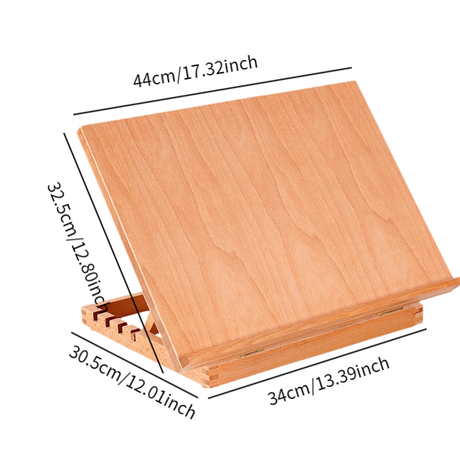 Caballete de Mesa Ajustable para Pintores, Caballete de Pintura, para Bocetos, Pintura Portátil, Dibujo a Partir de Libros de Cocina.