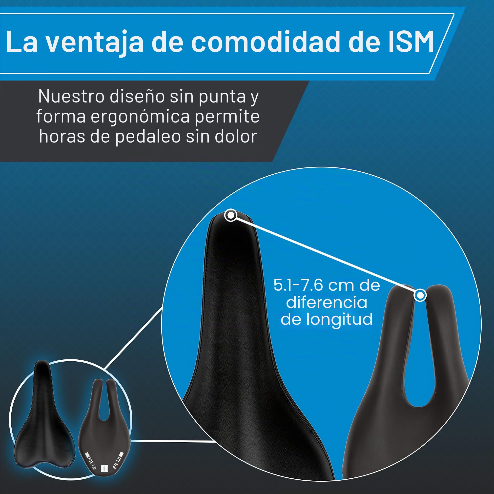 ISM – Sillín Pr 1.0, negro