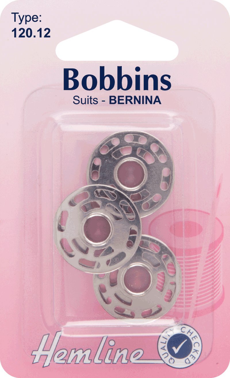Bernina Sewing Machine Bobbins - Front Loading 8 Hole Type - 9.1mm High -120.12