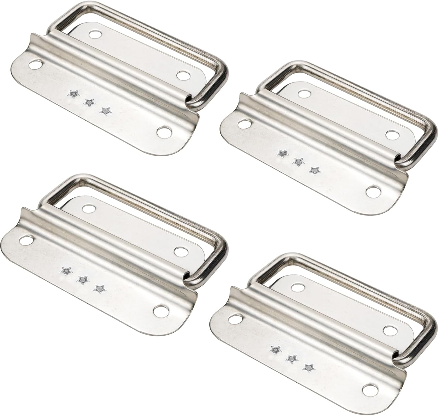 Chest Handles Stainless Steel Large Size Pull Handles for Toolbox - 2pcs