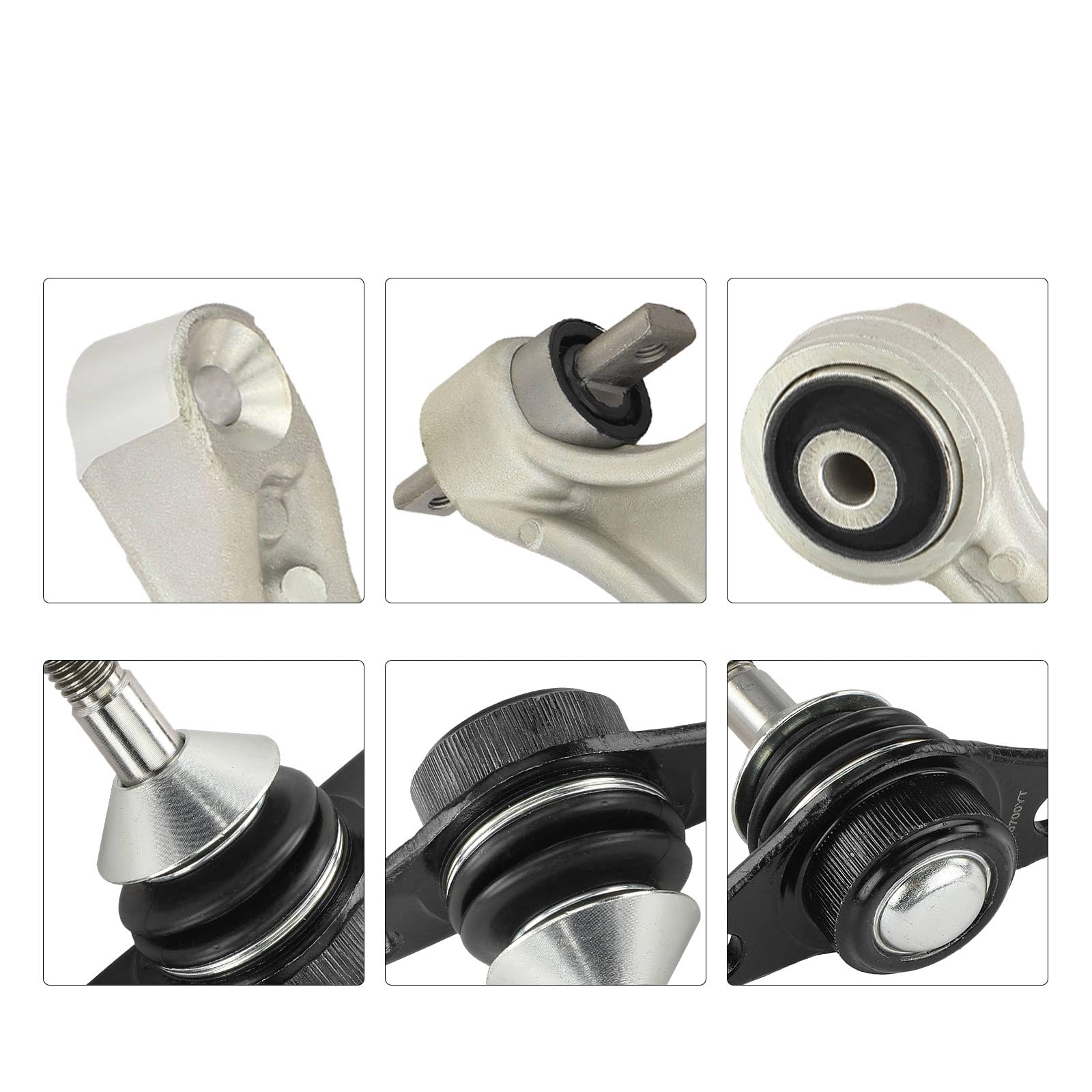Frankberg Wahacz do osi trójkątnej, kompatybilny z S60 V70 2001-2007 zestaw ramienia sterującego, zestaw 4 sztuk, zamiennik K640368