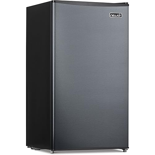Newair 3.3 Cu. Ft. Compact Mini Fridge with Chiller Compartment, Energy Star Certified, Single Door Refrigerator, Can Dispenser, Perfect for Dorm Rooms, Bedrooms, Home Offices, and RV Vans