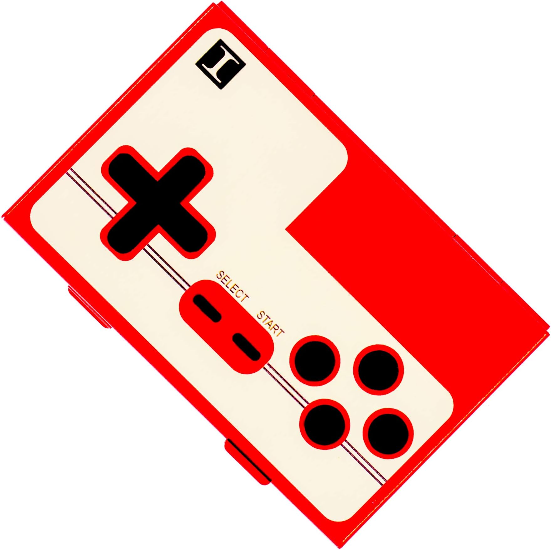 MikiGo Premium Game Card Case for Nintendo Switch&Switch Lite, Portable Aluminum Game Storage Card Box，Hold 6 Game Cards Securely. (Red-FC)