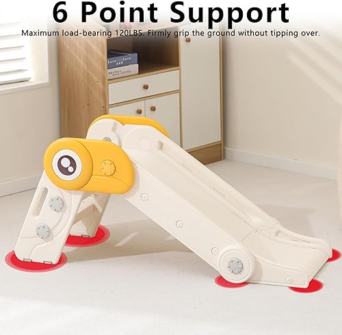 Miniatura 3 de La diapositiva plegable para niños es adecuada para niños de 1 a 3 años en parques infantiles interiores y exteriores. escaladores independientes