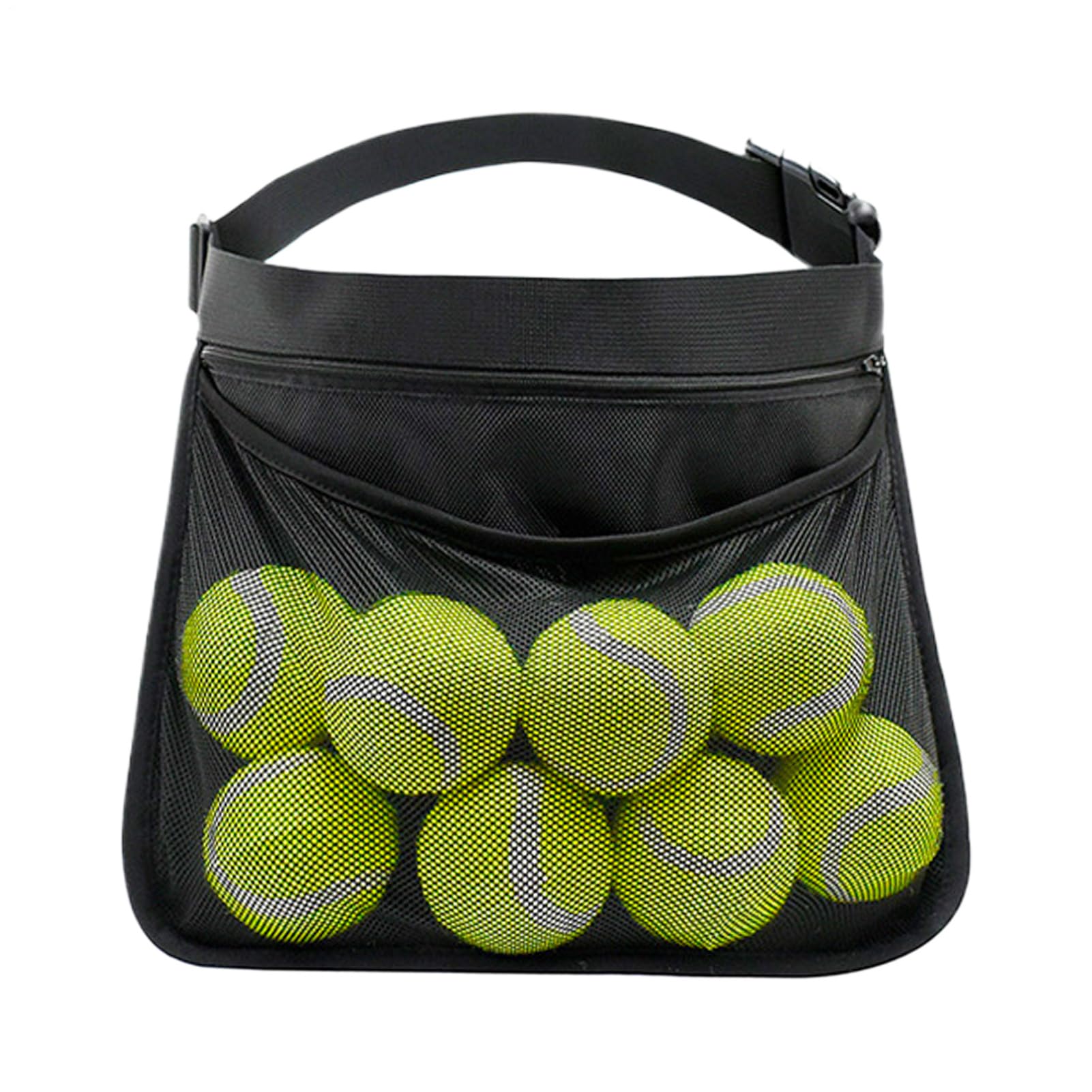 Generico Portapalle Da Tennis Da Cintura - Cintura Portapalle Per Pickleball | Borretta Portatile Unisex Per Pickleball E Baseball