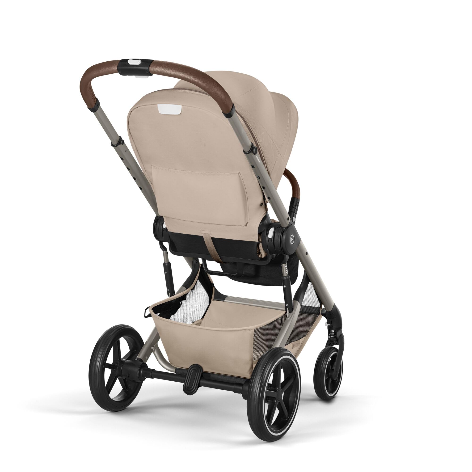 CYBEX Gold Wózek dziecięcy BALIOS S LUX, Almond Beige | Od urodzenia do 4 lat, Maks. 22 kg, System podróżny, Ergonomiczna pozycja leżąca, System pasów obsługiwany jedną ręką