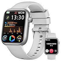Smartwatch Uomo Donna, 1.83'' Orologio Smartwatch con Chiamata Bluetooth,Pressione