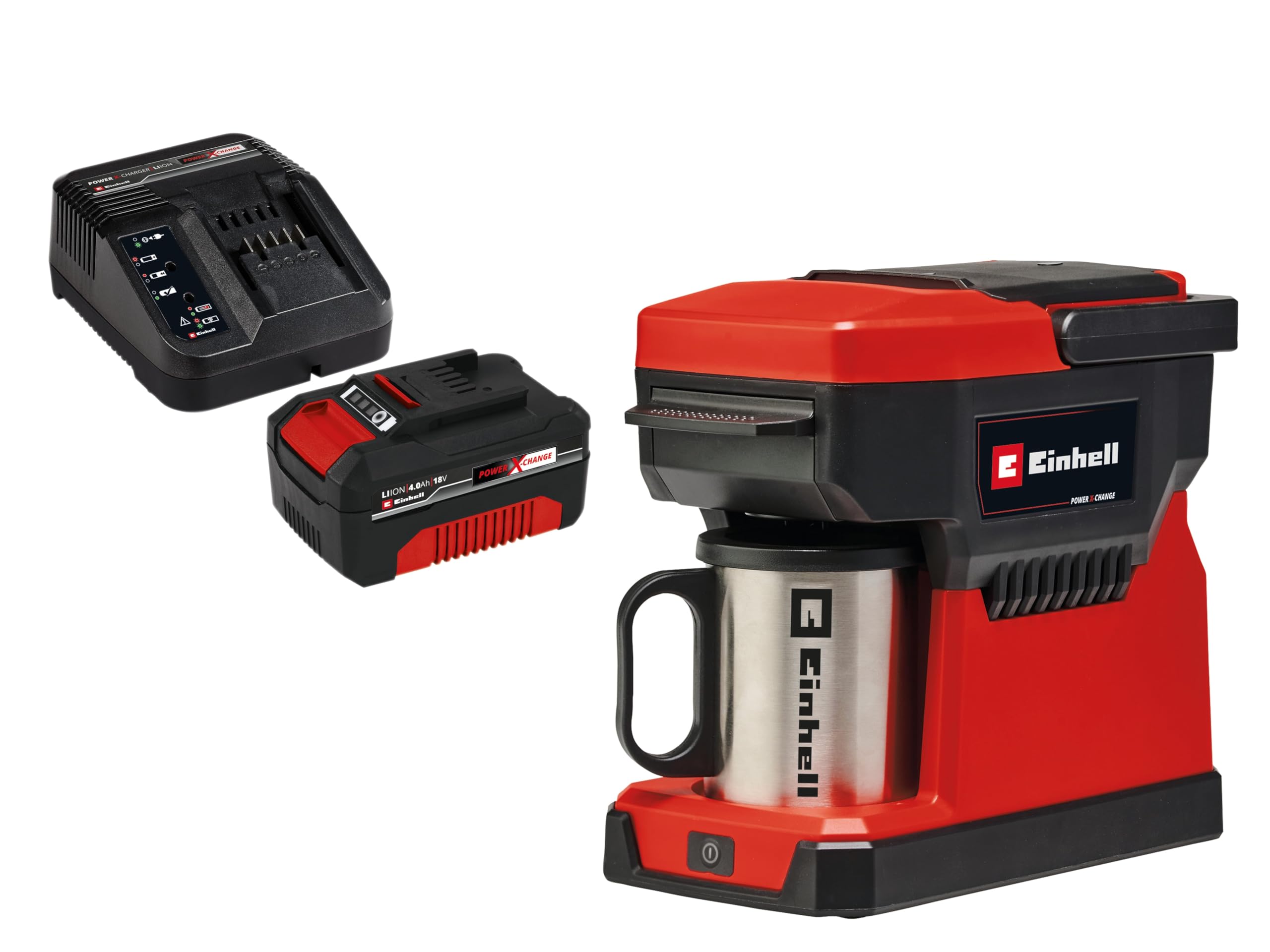 Einhell Akku-Kaffeemaschine TE-CF 18 Li Kit (1x 4,0 Ah)