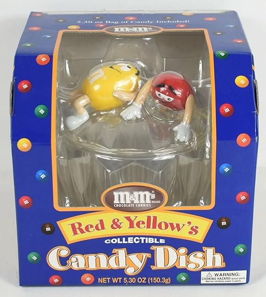 M & M Candy Dish Candy Servers