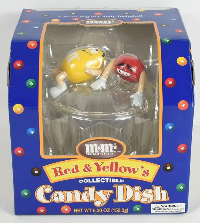 M & M Candy Dish Candy Servers