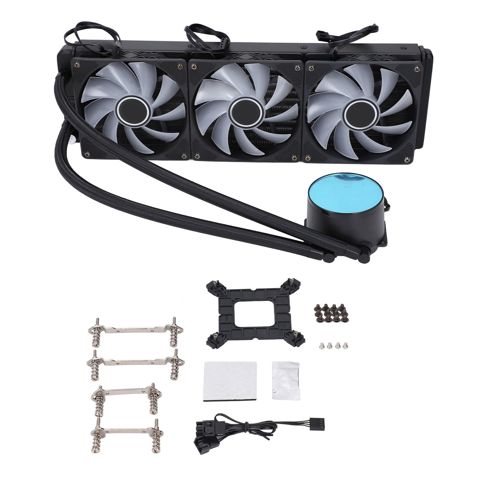 Dilwe de Refrigeración Líquida RGB CPU Cooler 360 Mm con Amplia Compatibilidad para LGA 1700 1200 115X, para Jugadores de PC