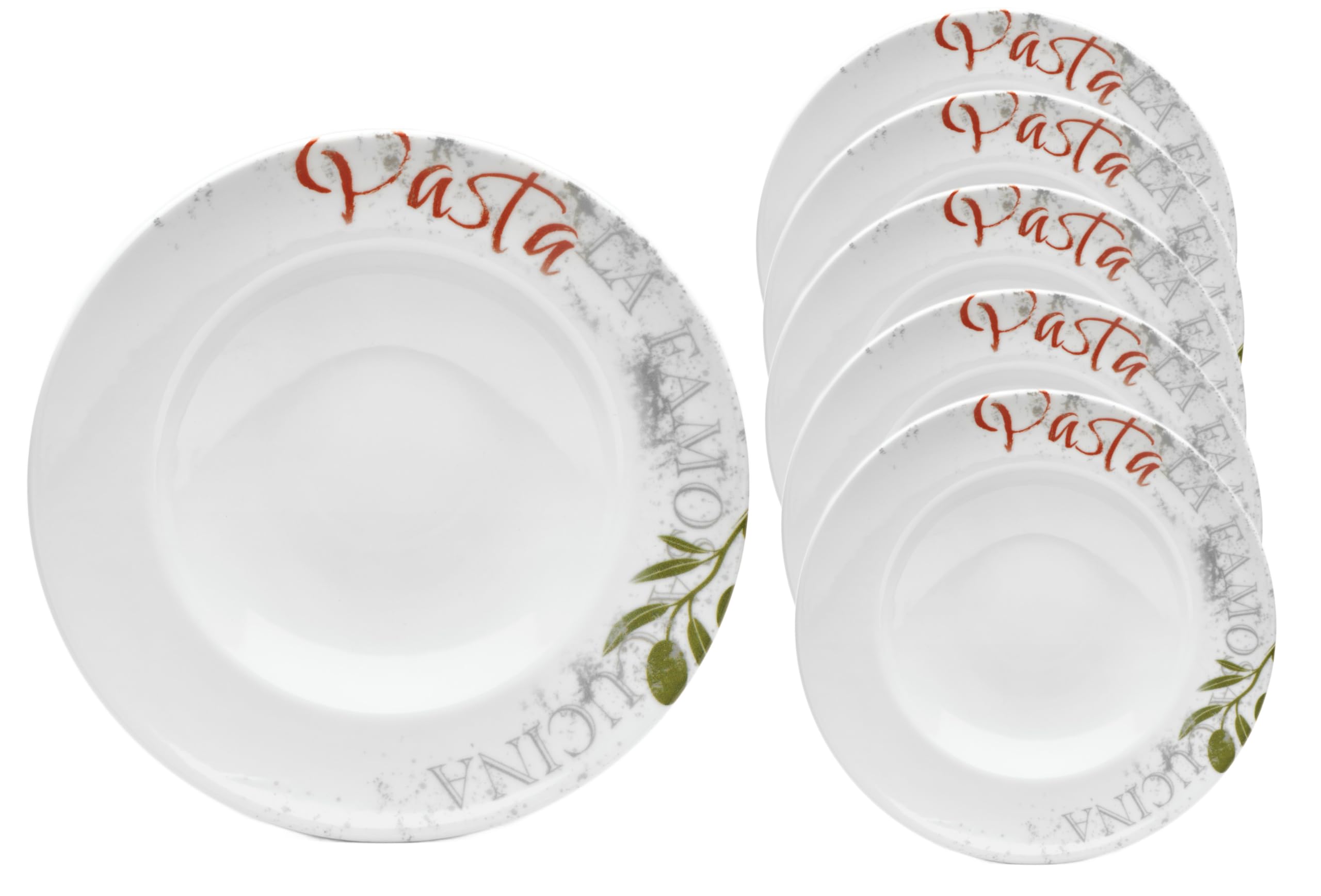 Van Well Platos de pasta (Famosa, 6 unidades)