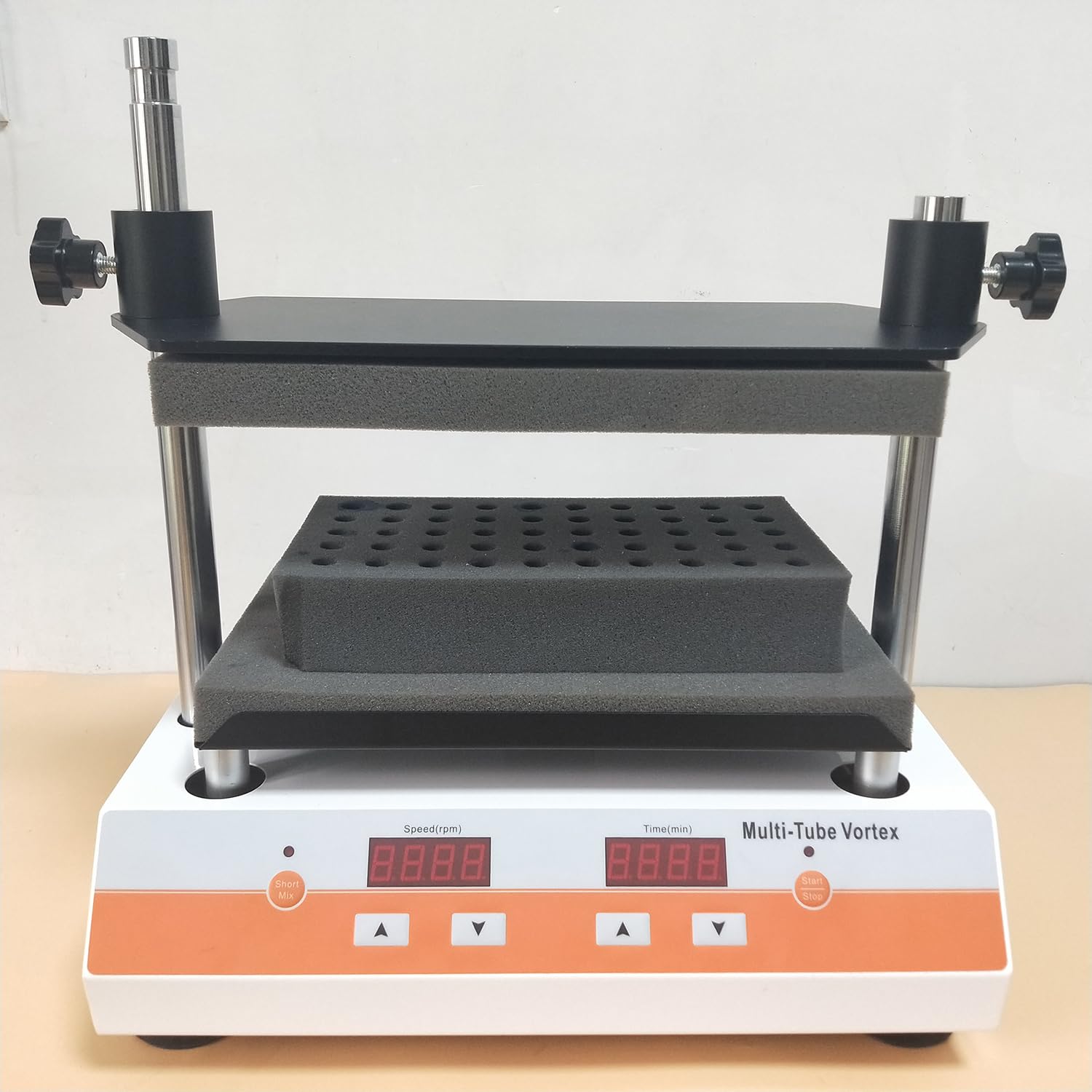 Miscelatore a vortice multi-tubo, shaker da laboratorio 500-2500RPM, agitatore liquido con 6 moduli, timer 1-9999 min, 3 modalità, per ricerca chimica e biologica