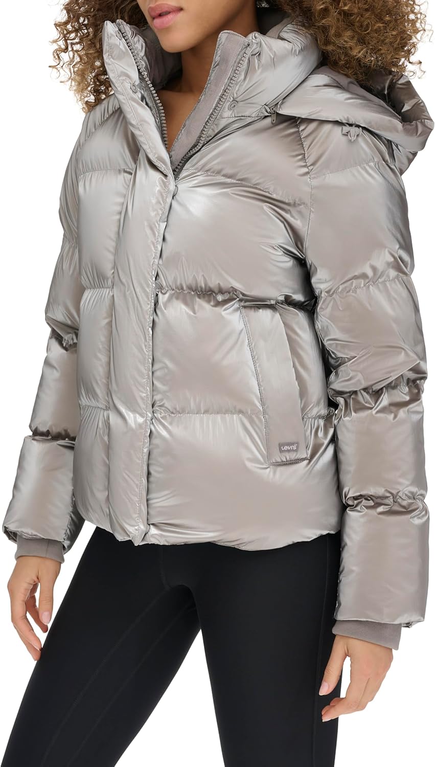 Levi's Women's Cloud Puff Hooded Puffer Jacket - Image 2