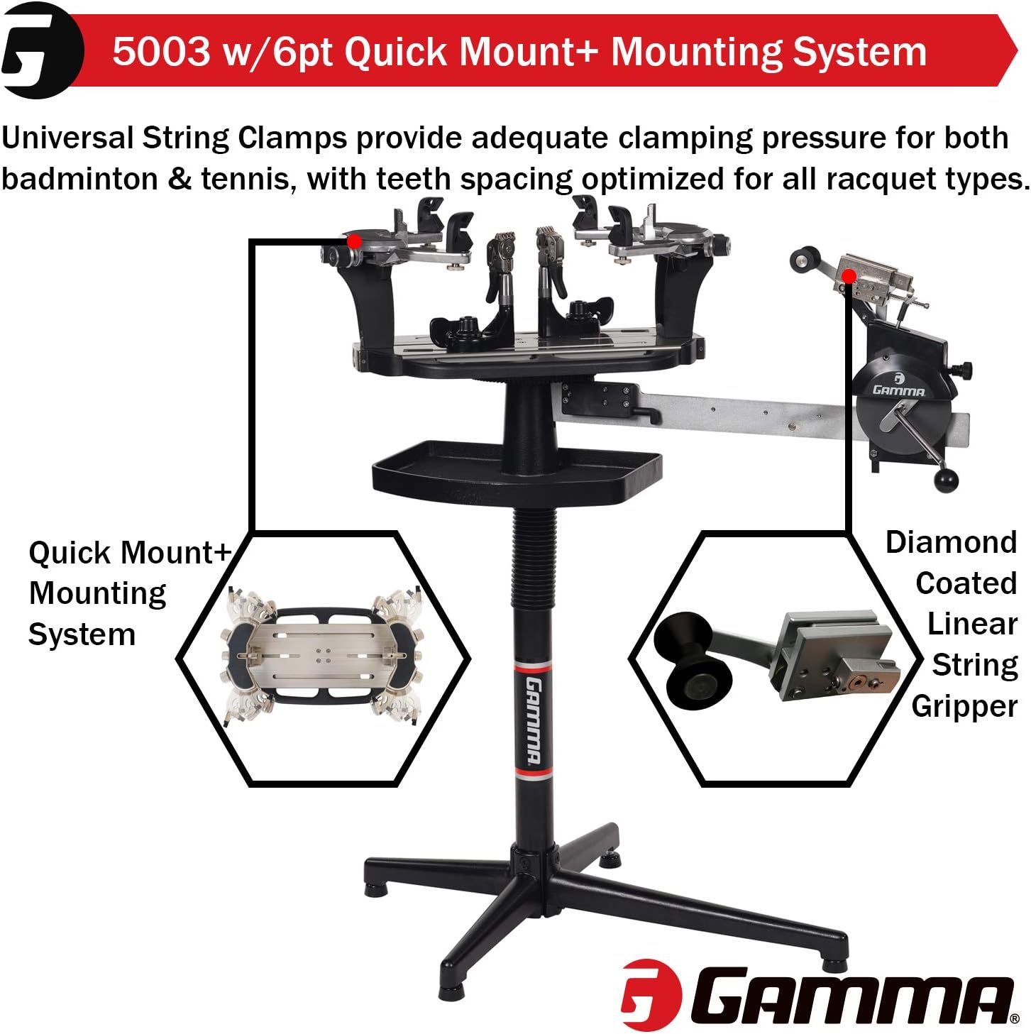Máquina De Encordar Raquetas Gamma Progression Para Tenis