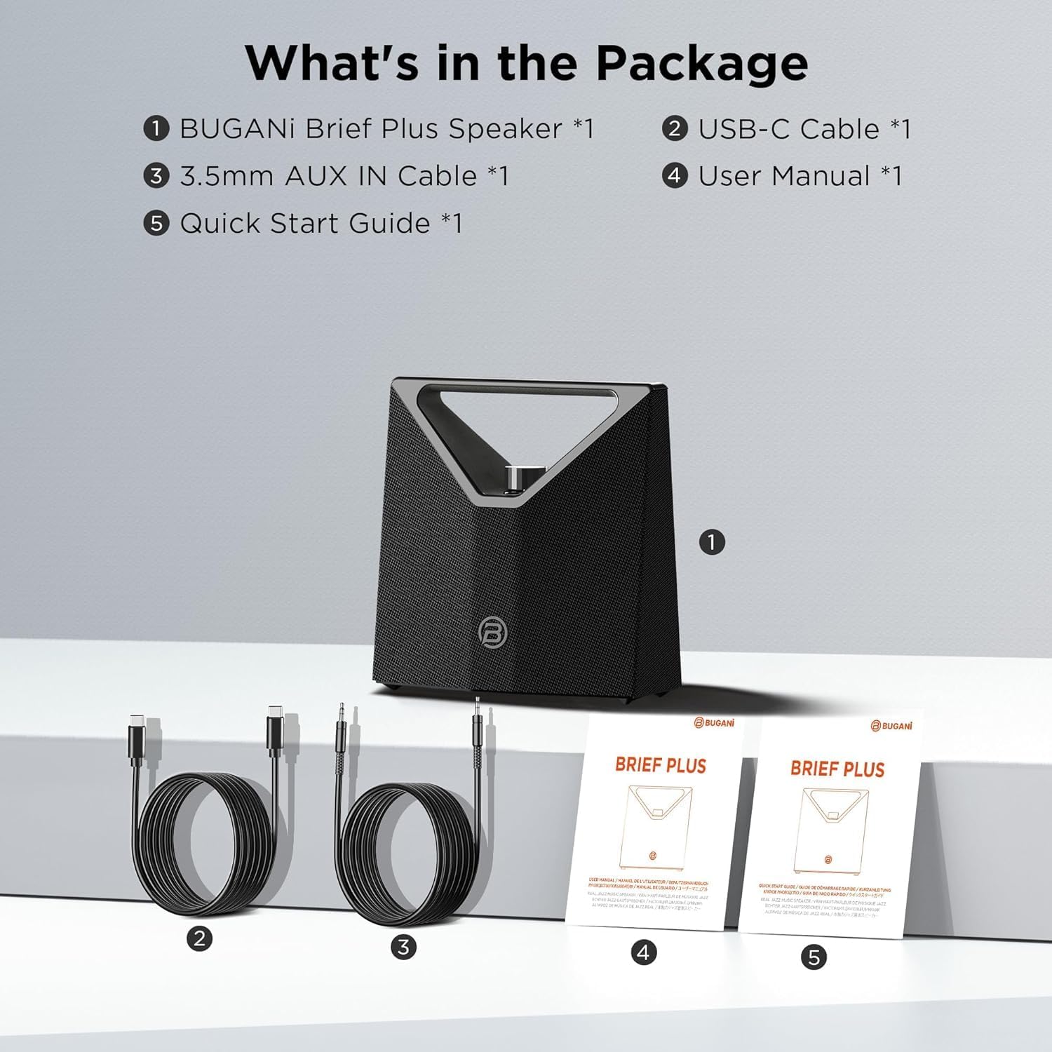 BUGANI Bluetooth Speaker Loud (100W Peak) 80W,Waterproof Large Bluetooth Speaker Subwoofer Hi-Res Audio, 12H Playtime Party Outdoor Speakers for Camping,Beach, Gray - Image 8