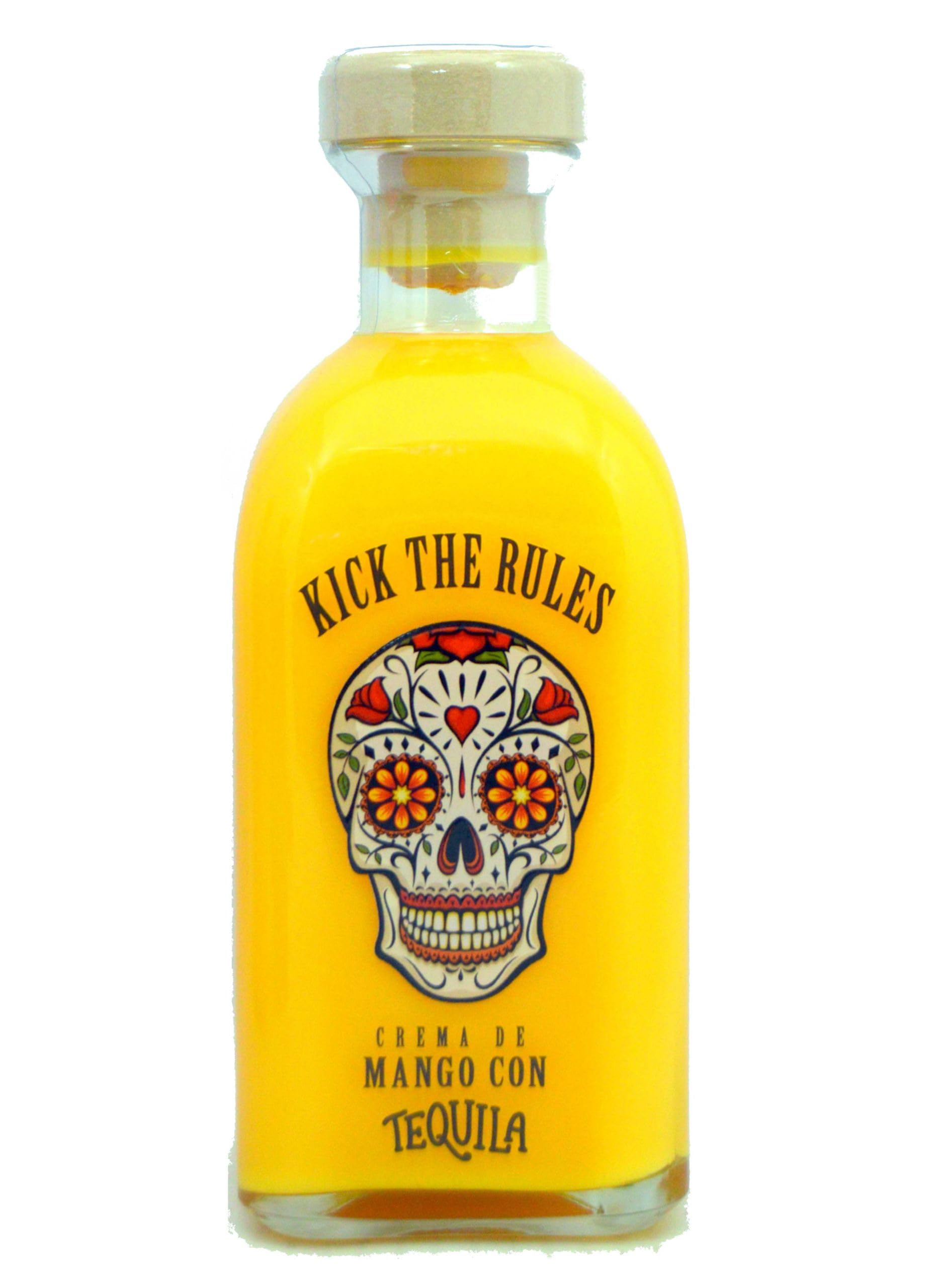 Tequila Lasil Kick The Rules Crema de Mango con Tequila 70 cl (Caja de 6 Botellas de 70 cl)