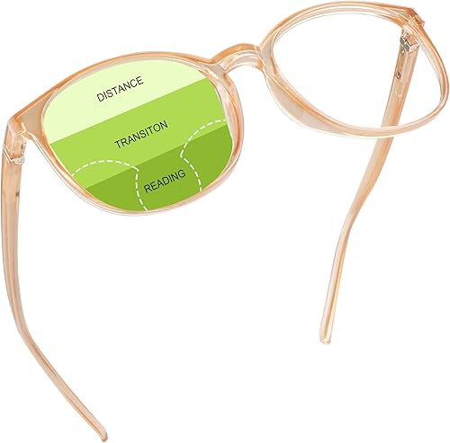 Miniatura 1 de YEIN Presbyopic - Lentes de lectura multifocales progresivos, lentes con filtro de luz azul, con lentes transparentes para mujeres y hombres
