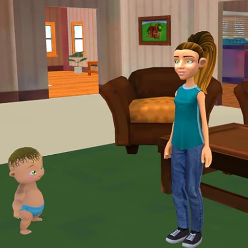 Onde estão seus filhos travessos? Jogos de creche de babá: simulador de diversão 3D para bebês e pap