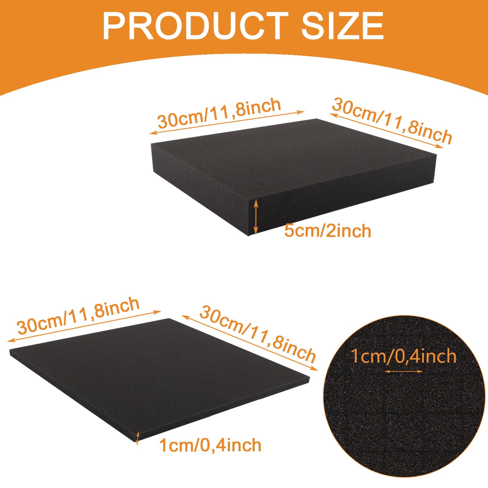 Schiuma A Griglia VIDETOL Per Fustelle - Set 4 Pezzi 30x30cm Per Cassette Attrezzi - Foto 5