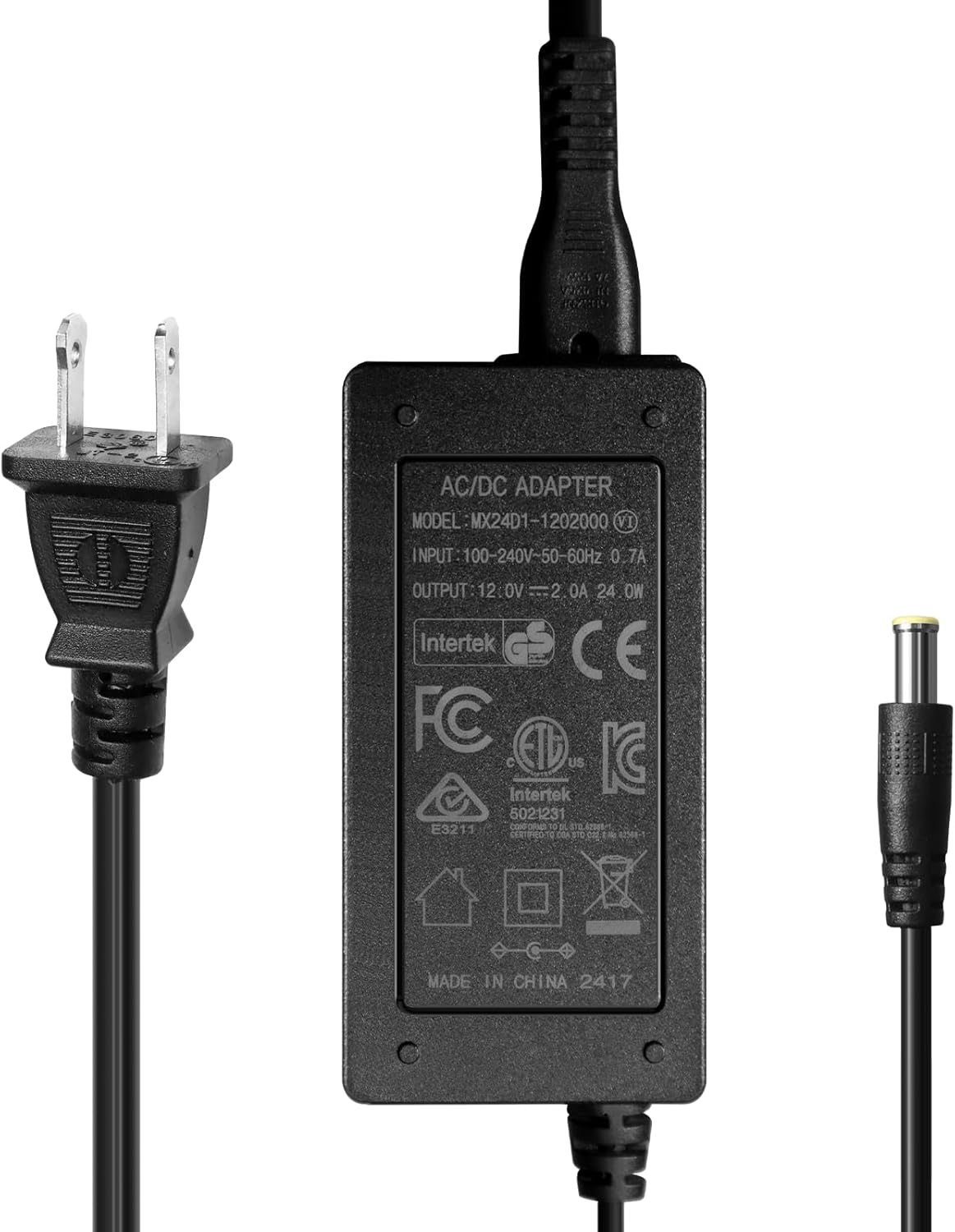 12V AC/DC Adapter Compatible with Meeasier Ptz Camera,30X 20X AI Tracking HDMI PTZ NDI Camera 12VDC DC12V 12.0 Volts Power Supply Cord Charger Cable PSU