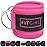 FITGIRL - Ankle Strap (Single) for Cable Machines and Resistance Bands, Work Out Cuff Attachment for Home & Gym, Glute Workouts - Kickbacks, Leg Extensions, Hip Abductors, Women Only (Pink, Single)