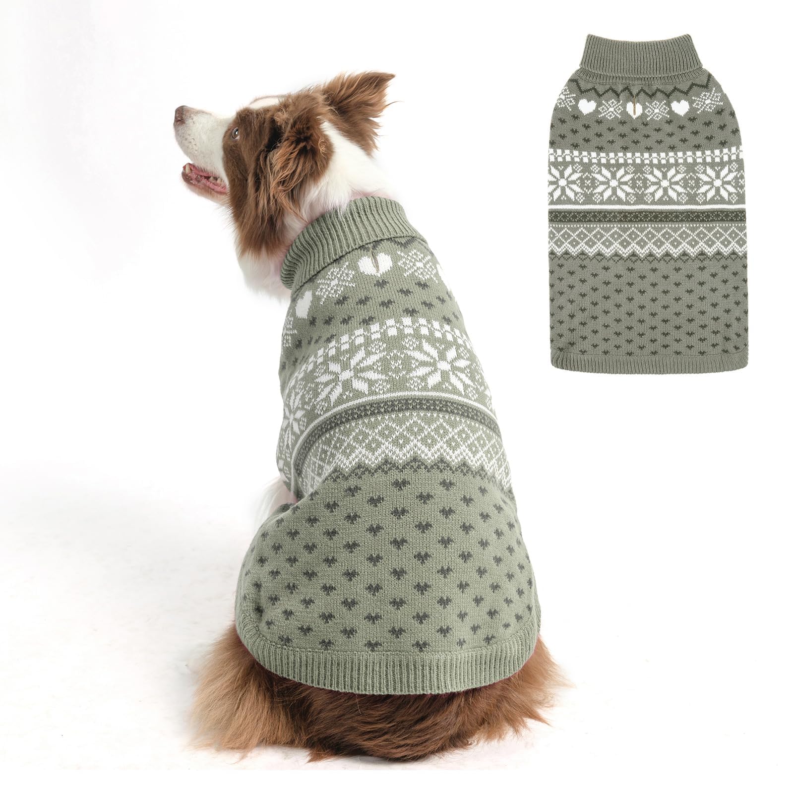 Chandail pour chien gris ML SCENEREAL pour tailles petite moyenne et grande