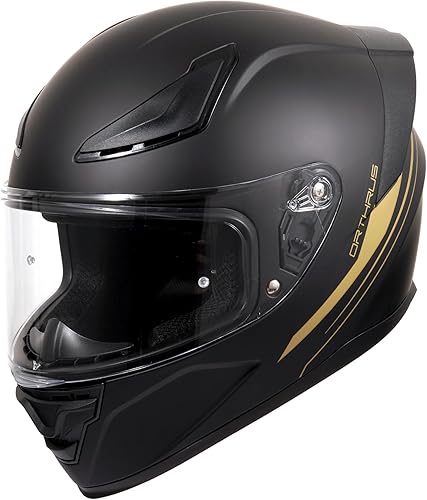 Miniatura 2 de OTS Dual Visor Full-Face Motorcycle Helmet - DOT Certified, Lightweight ABS, Quick-Release Buckle, Washable Liner for Men & Women
