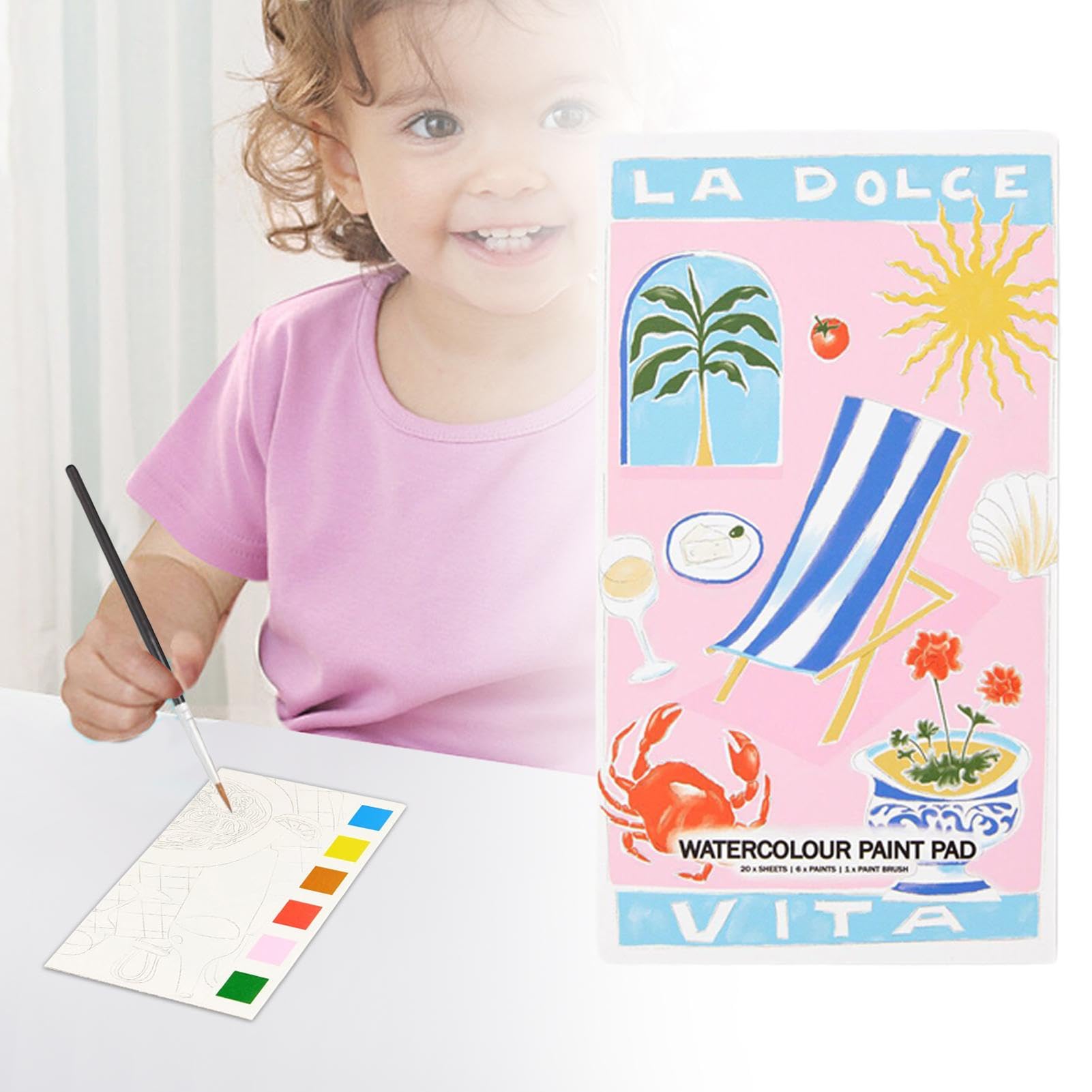 Art Supplies, Draagbare Aquarel Boek Verf Pad voor Reizen