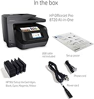 Vista 5 de Impresora multifunción HP OfficeJet 8720., Negro