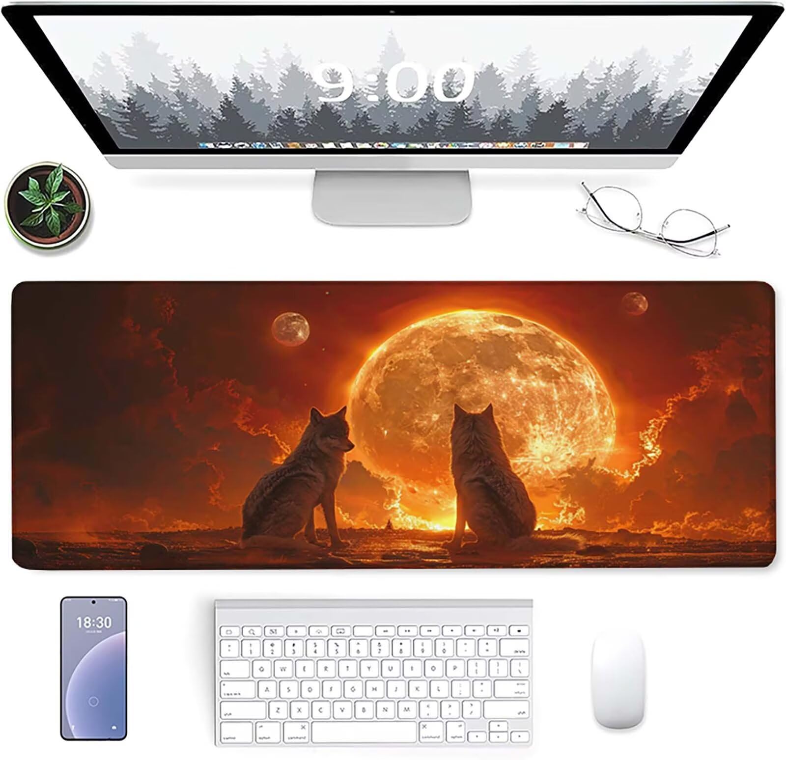 Podkładka pod mysz XXL 1600x800x3mm, miejska podkładka pod mysz do gier z antypoślizgową gumową powierzchnią, poprawia precyzję i szybkość, komputer dla gracza i akcesoria biurowe, prezent dla