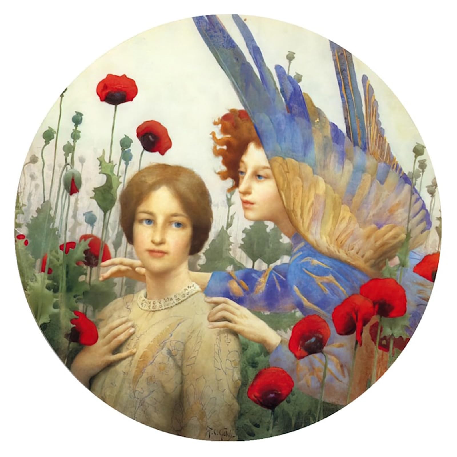 POSTERIIk Vintage Art Print Images Pictures Print the Message by Thomas Gotch Modern Colour Posters for Office Home Decor 60x90cm