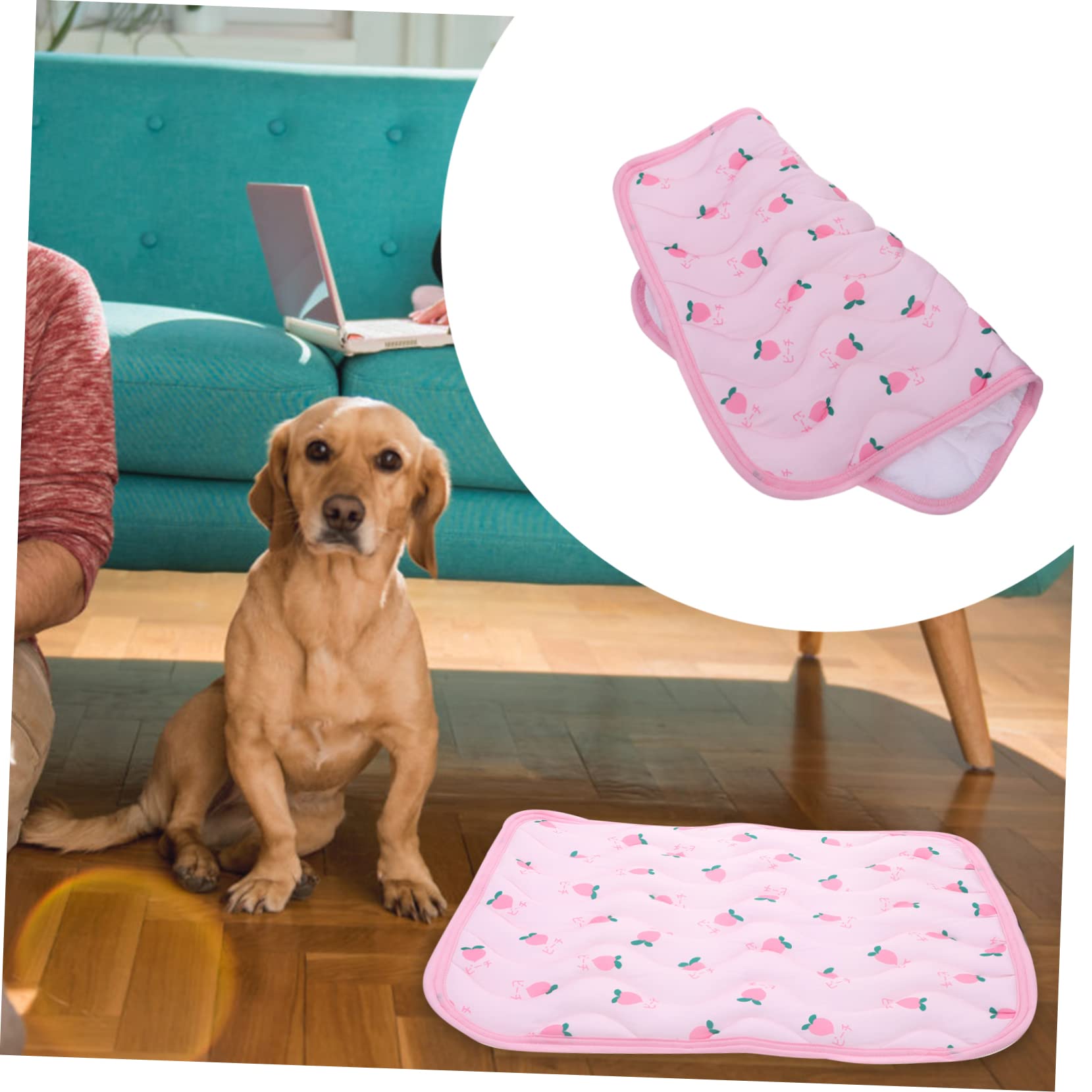 YARNOW 2 Pezzi Tappetino Rinfrescante Per Animali Domestici Cuccia Per Cani E Gatti Pieghevole Divano Per Animali Domestici Facile Da Usare Con Motivi Di Frutta