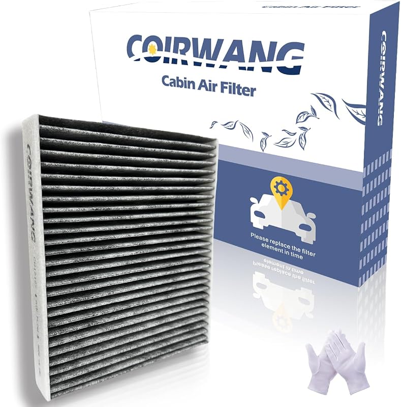 Filtro de ar-condicionado com carvão ativado COIRWANG CF12157 para Lexus, Toyota, Mazda e Subaru – 1 unidade