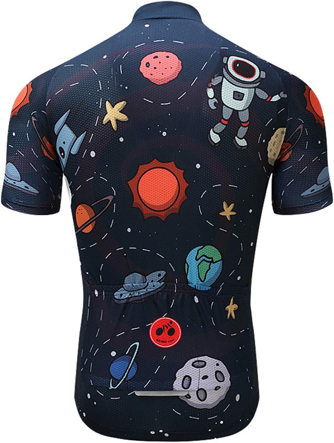 Plaid Men's Cycling Jersey Short Sleeve Bike Shirts Road Cycling Shirts Mountain Bicycle Tops with 3 Pocket Reflective
